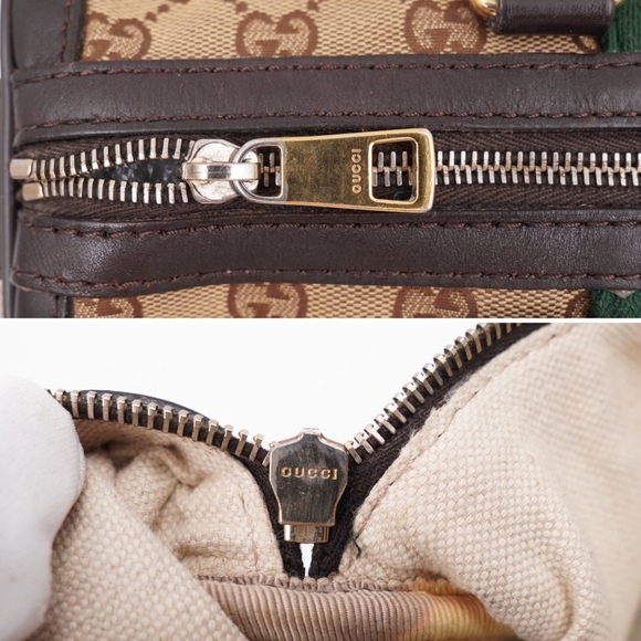 ❌️❌️SOLD❌️❌️CC69 💖 GUCCI GG Monogram Vintage Web Boston - Picture 10 of 15